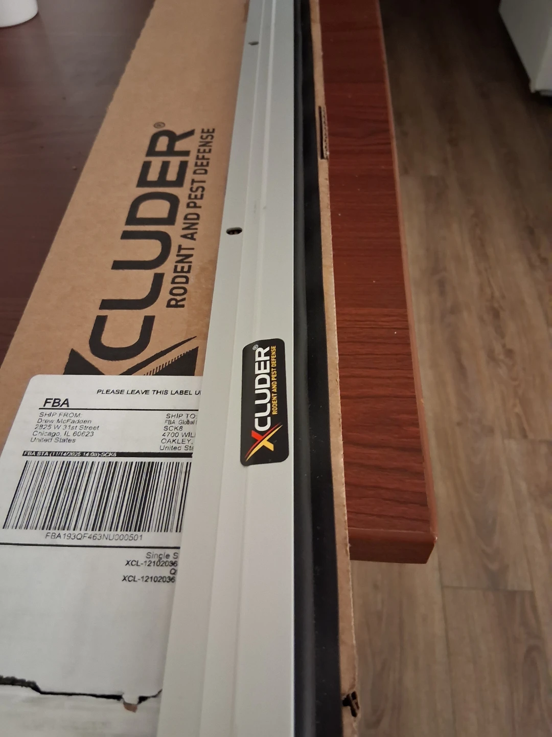 Cluder 36" Low Profile Door Sweep 2-Pack - photo 3