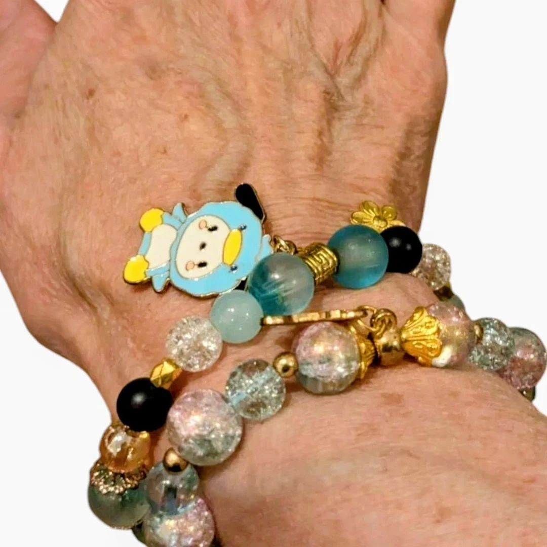 Handcrafted bracelets Hello Kitty,  Pompompurin SANRIO Kawaii - photo 5