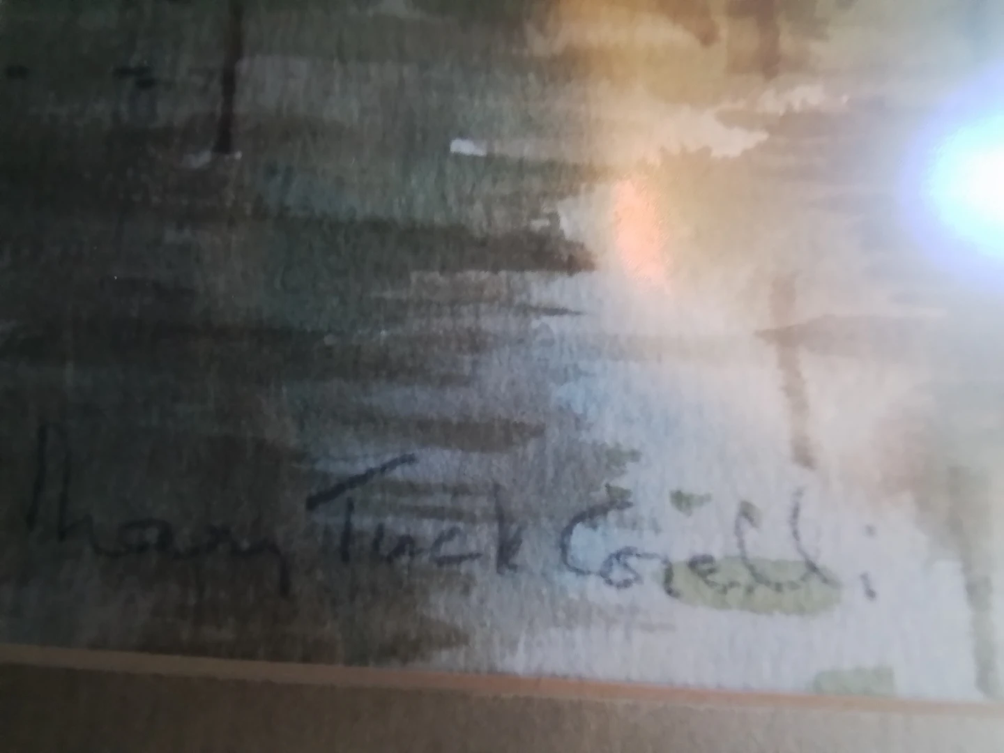 the Canadian artist Mary Tuck Corelli Watercolour Landscape - photo 5