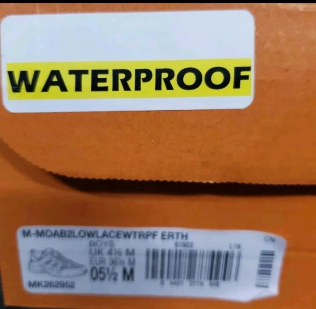 Merrell Moab 2 Low Hiking Sneaker Waterproof Kid's 5.5 - photo 3