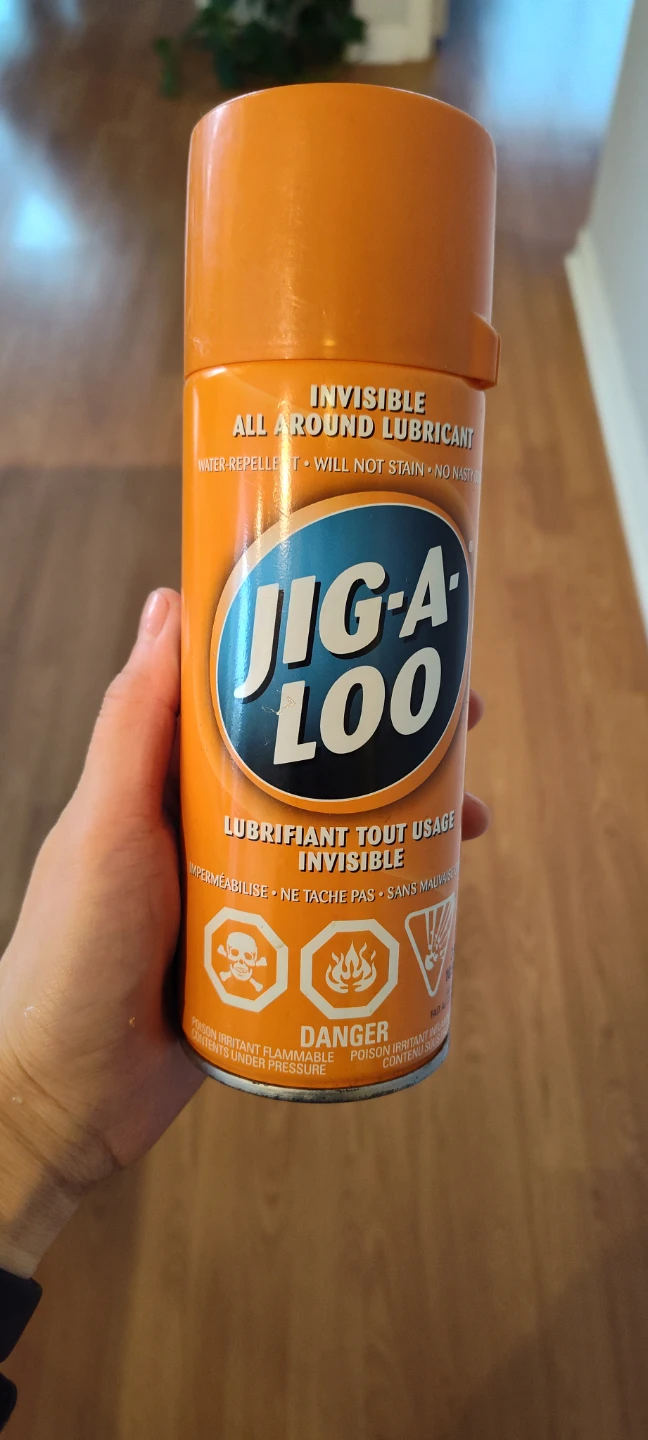 JIG-A-LOO Invisible All Around Lubricant - half left