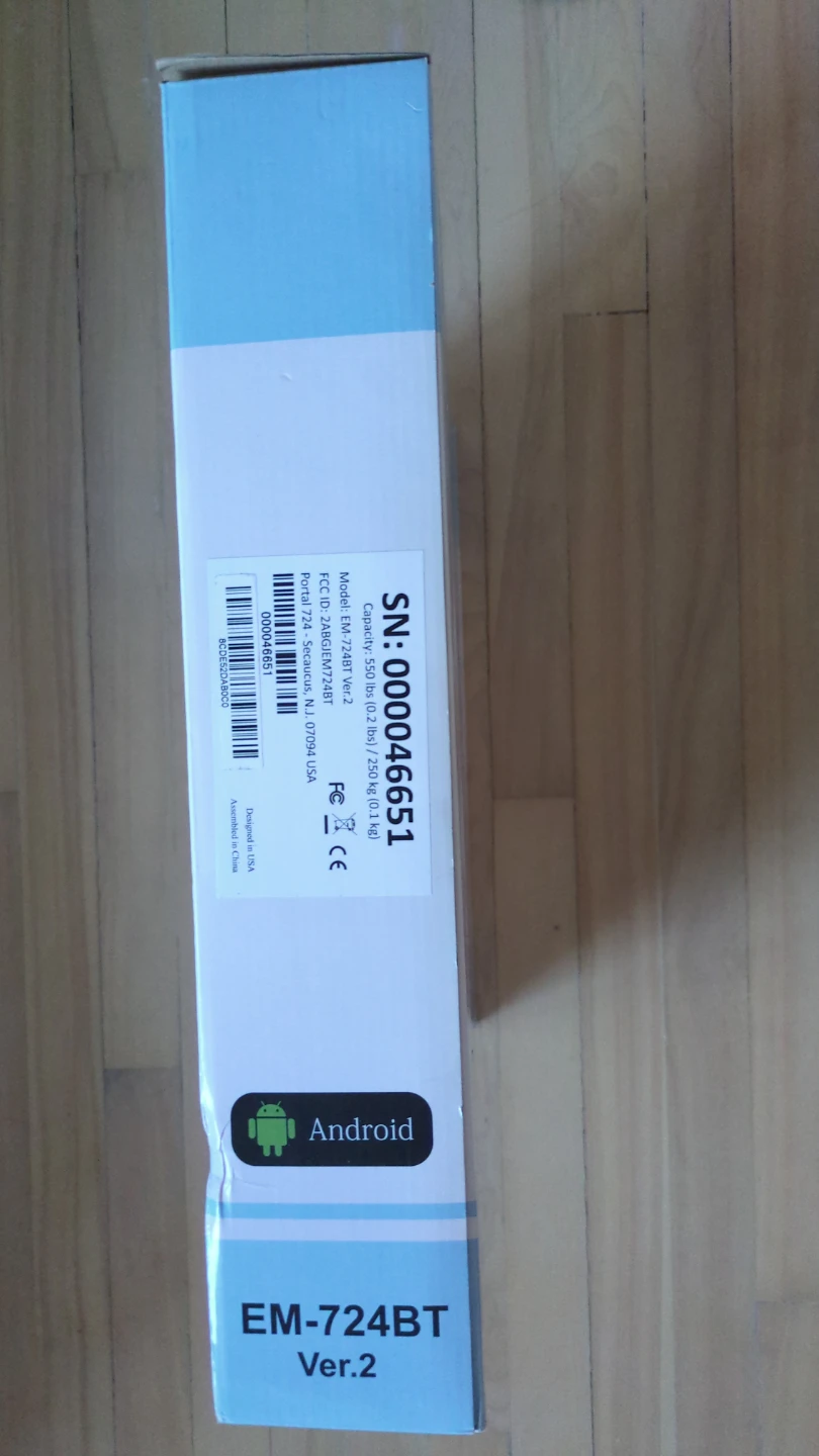 Bluetooth Dual-Mode Body Scale EM-724BT Ver.2 - photo 2