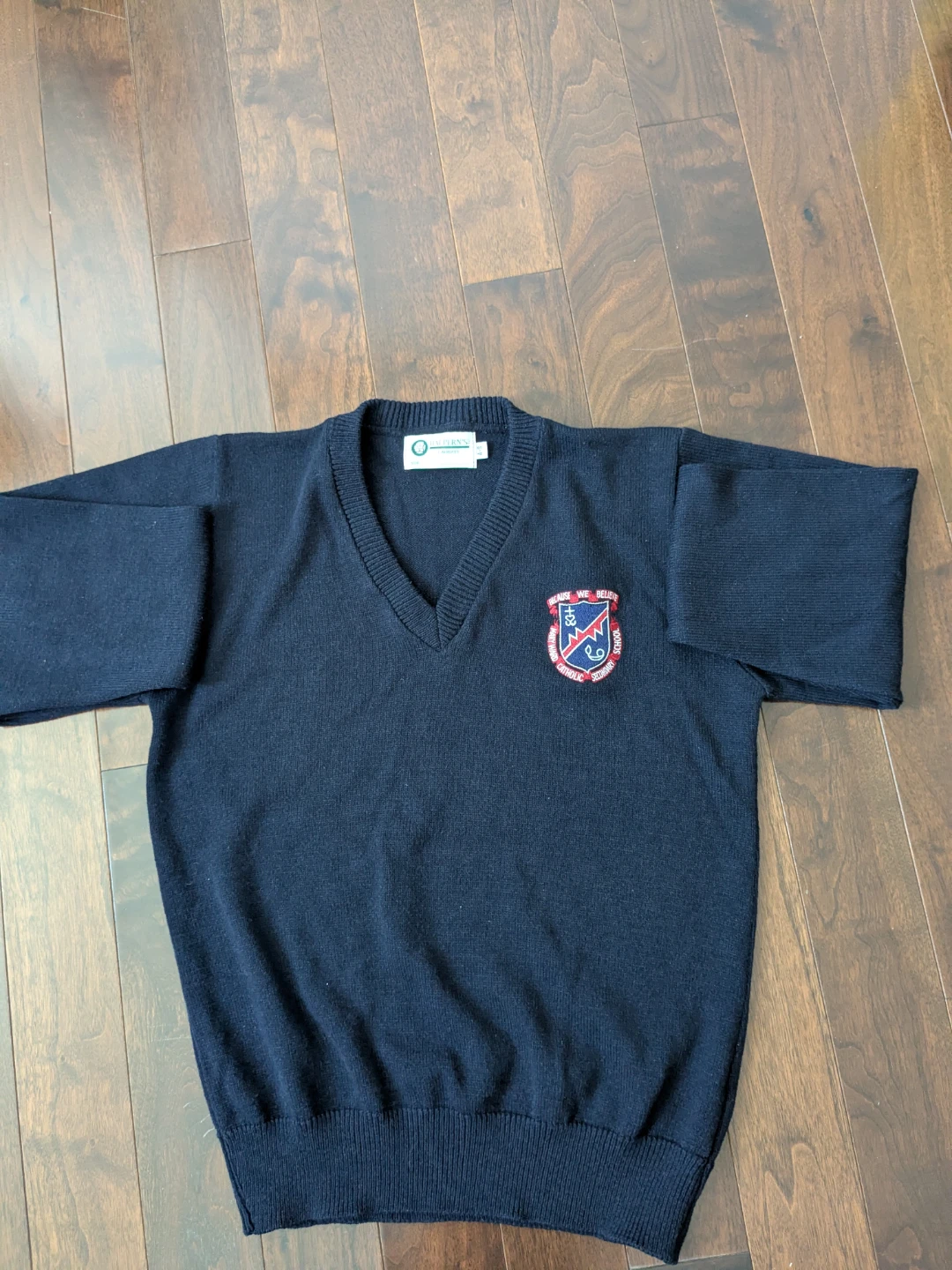 Mary Ward V-Neck Sweater - Navy - Size A-S