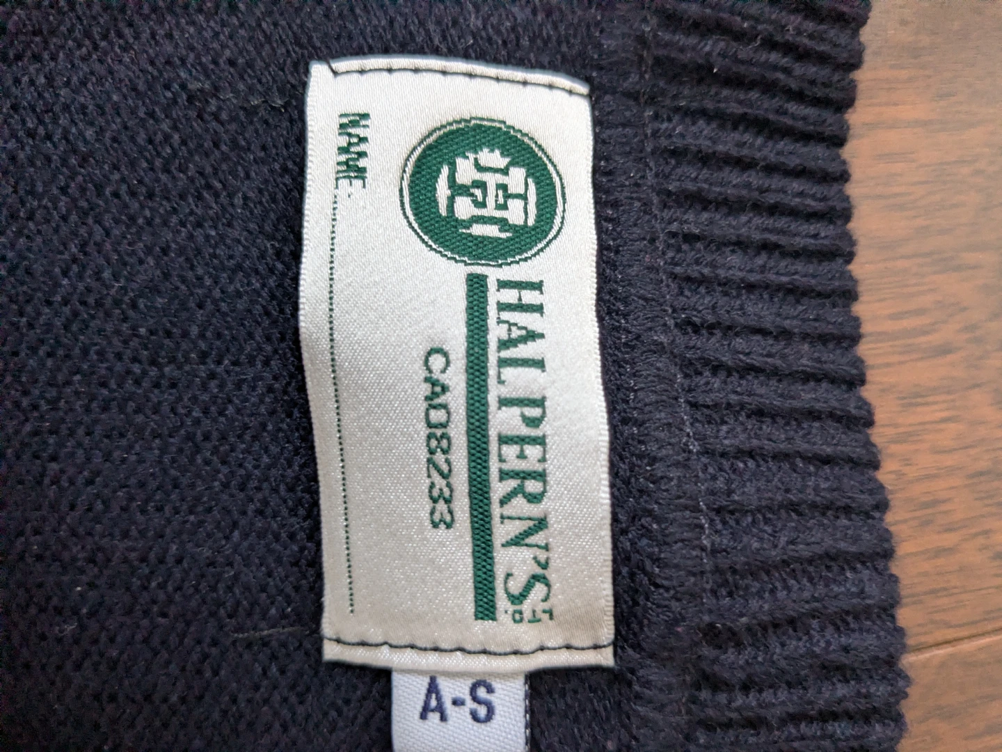 Mary Ward V-Neck Sweater - Navy - Size A-S - photo 2