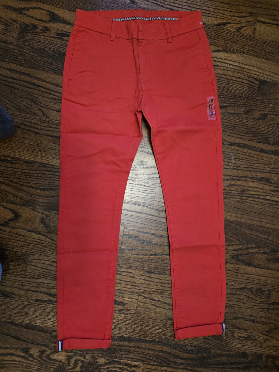 NEW Red Chino Pants - Size 12Y