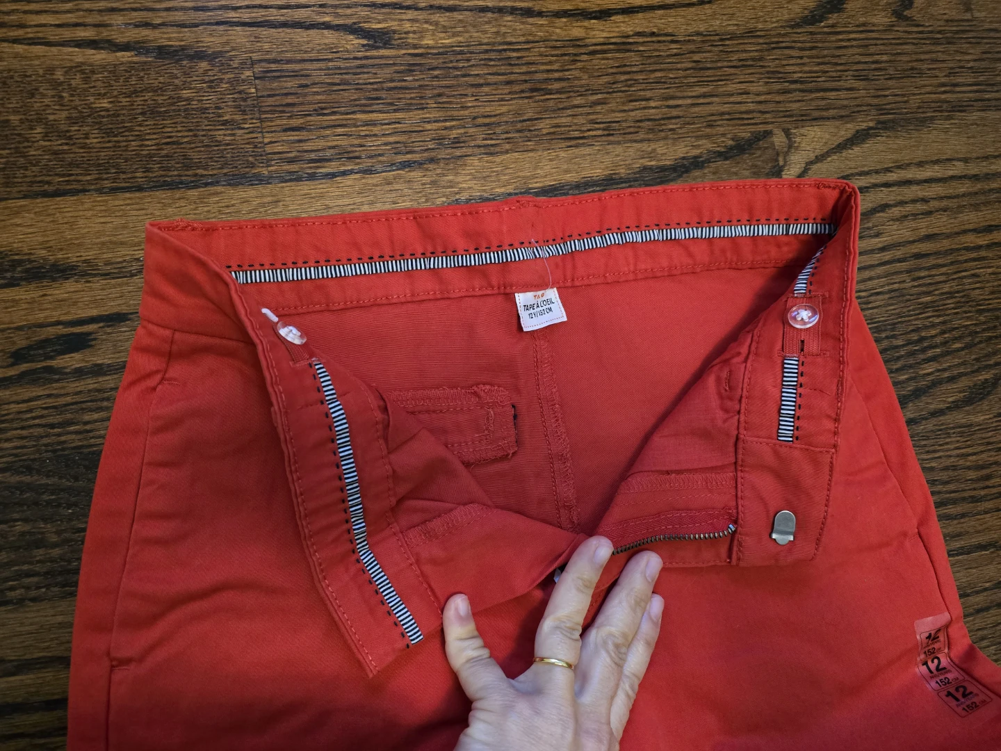 NEW Red Chino Pants - Size 12Y - photo 4