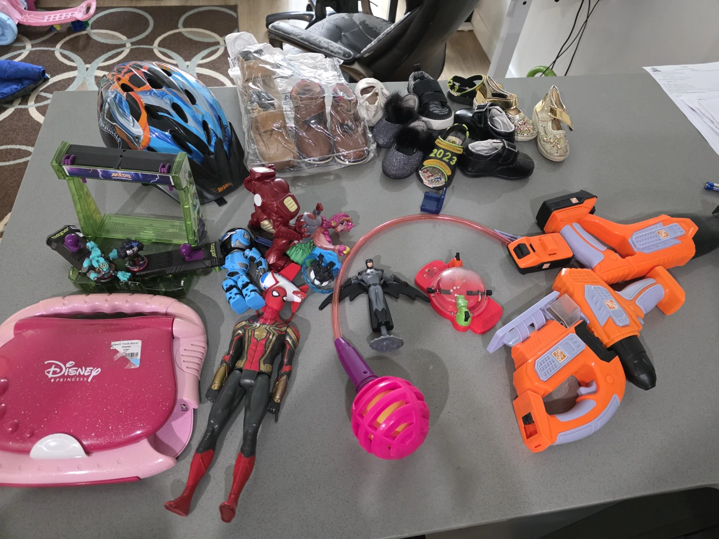 Mixed Toy Lot - Disney Princess, Spiderman, Batman, and more