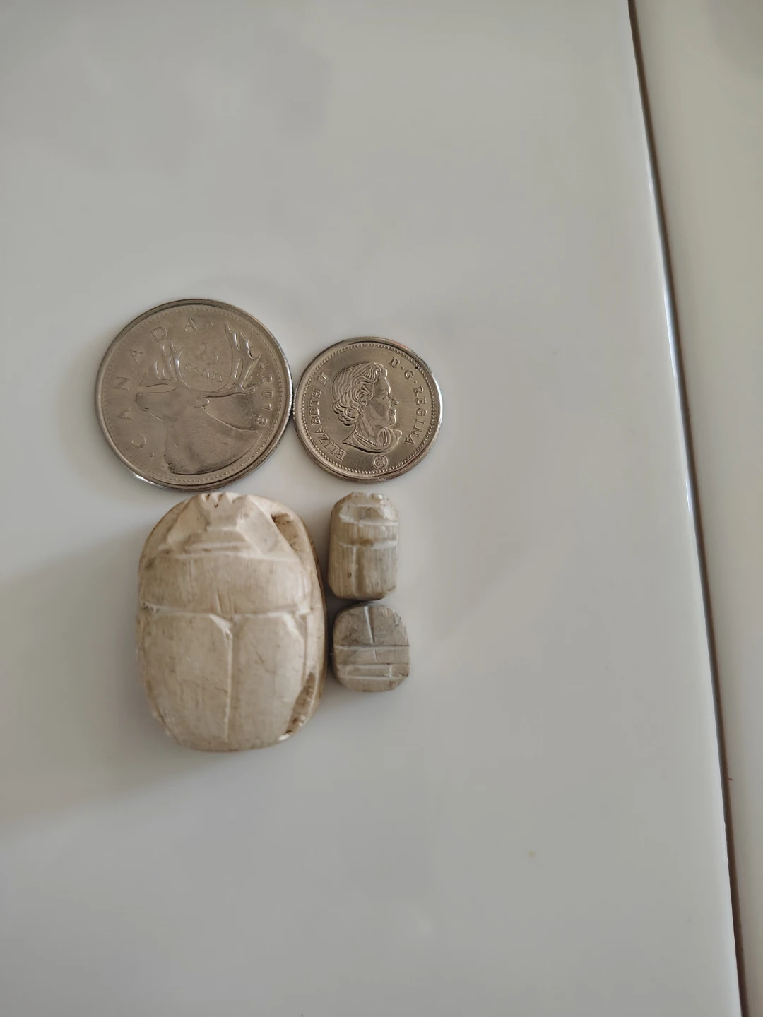 Vintage Repro Egyptian Scarab Beads - photo 4