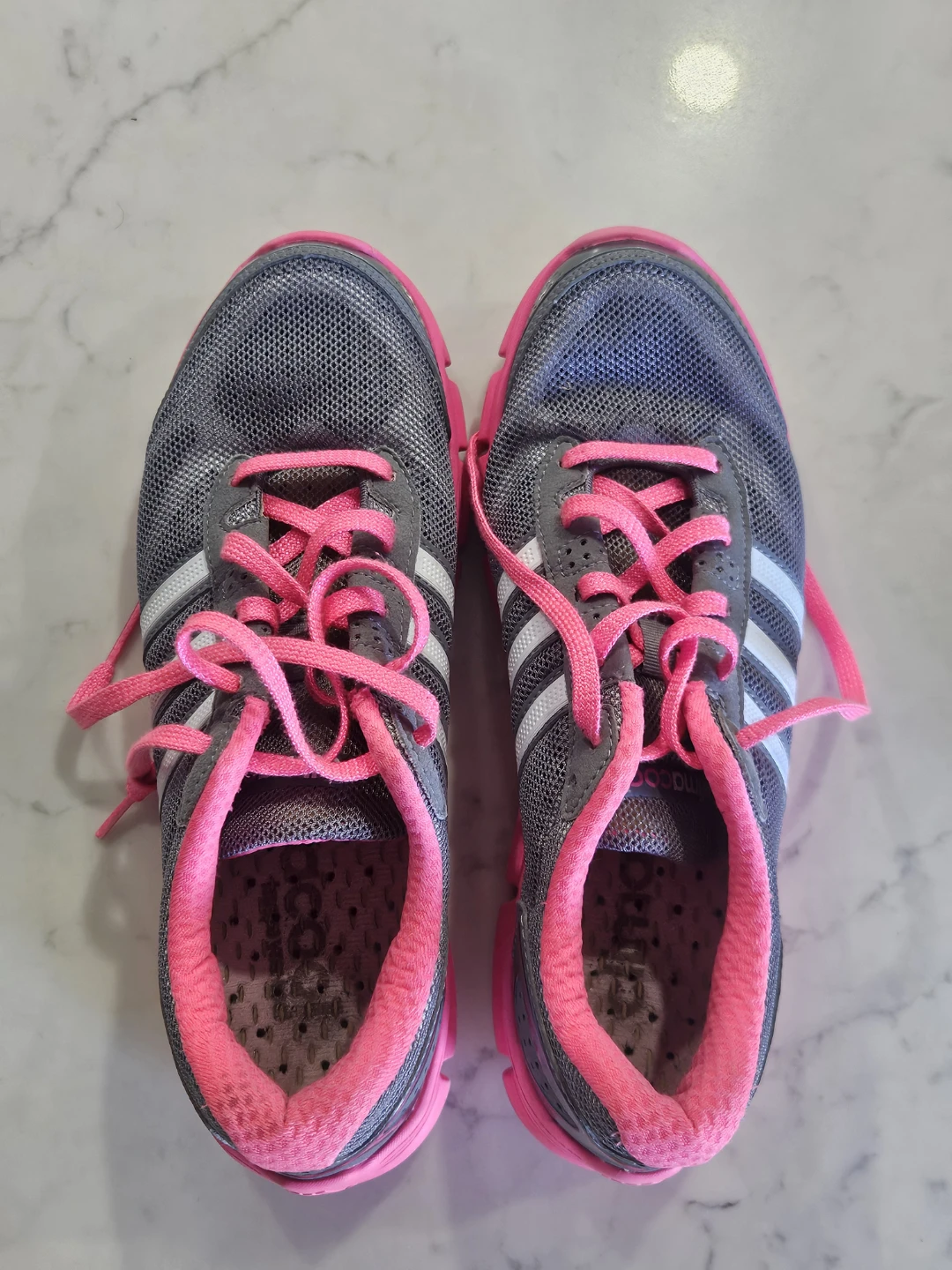 Adidas Climacool Running Shoes - Grey/Pink