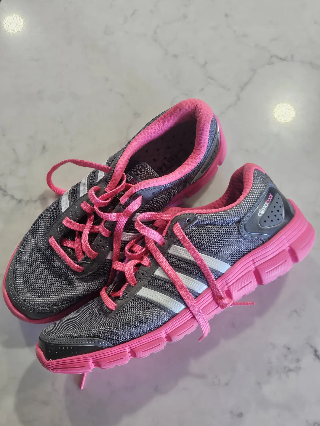 Adidas Climacool Running Shoes - Grey/Pink - photo 4