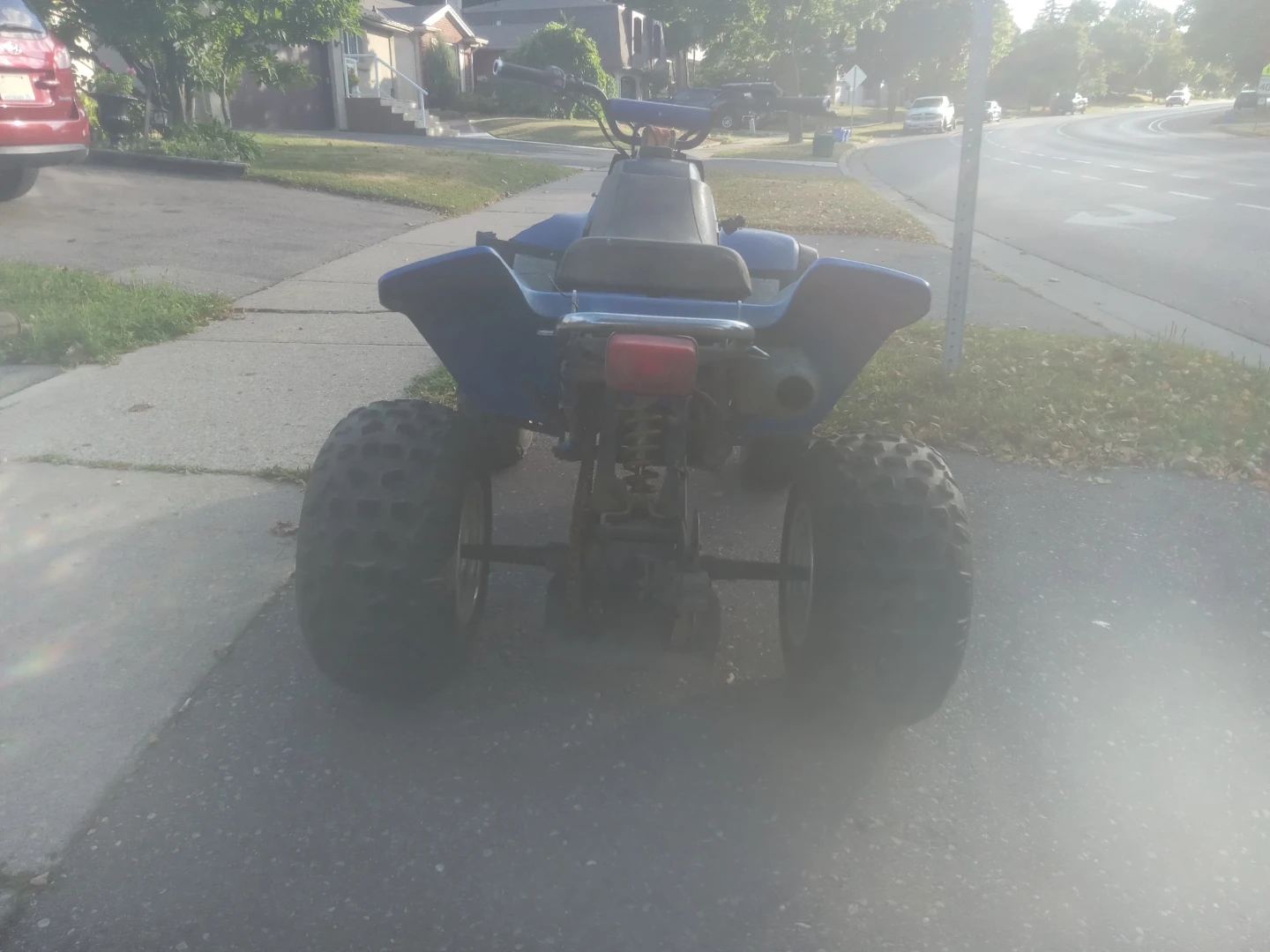 Blue Four Wheeler ATV - photo 3