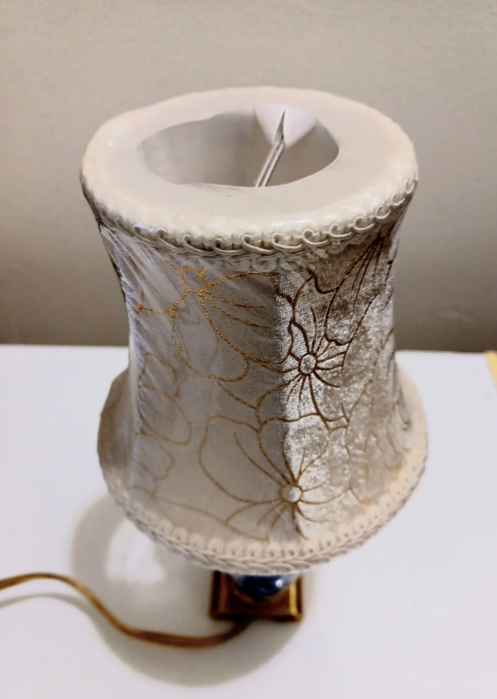 Chinoiserie Hand Painted Porcelain Table Lamp - photo 3