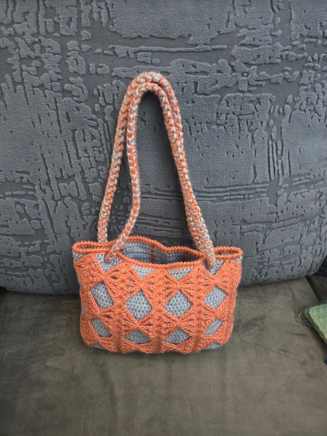 Crochet purse
