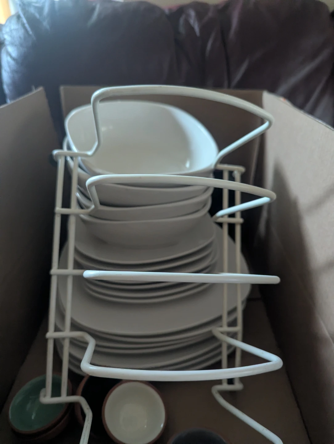 Dish Set with White Rack - photo 2