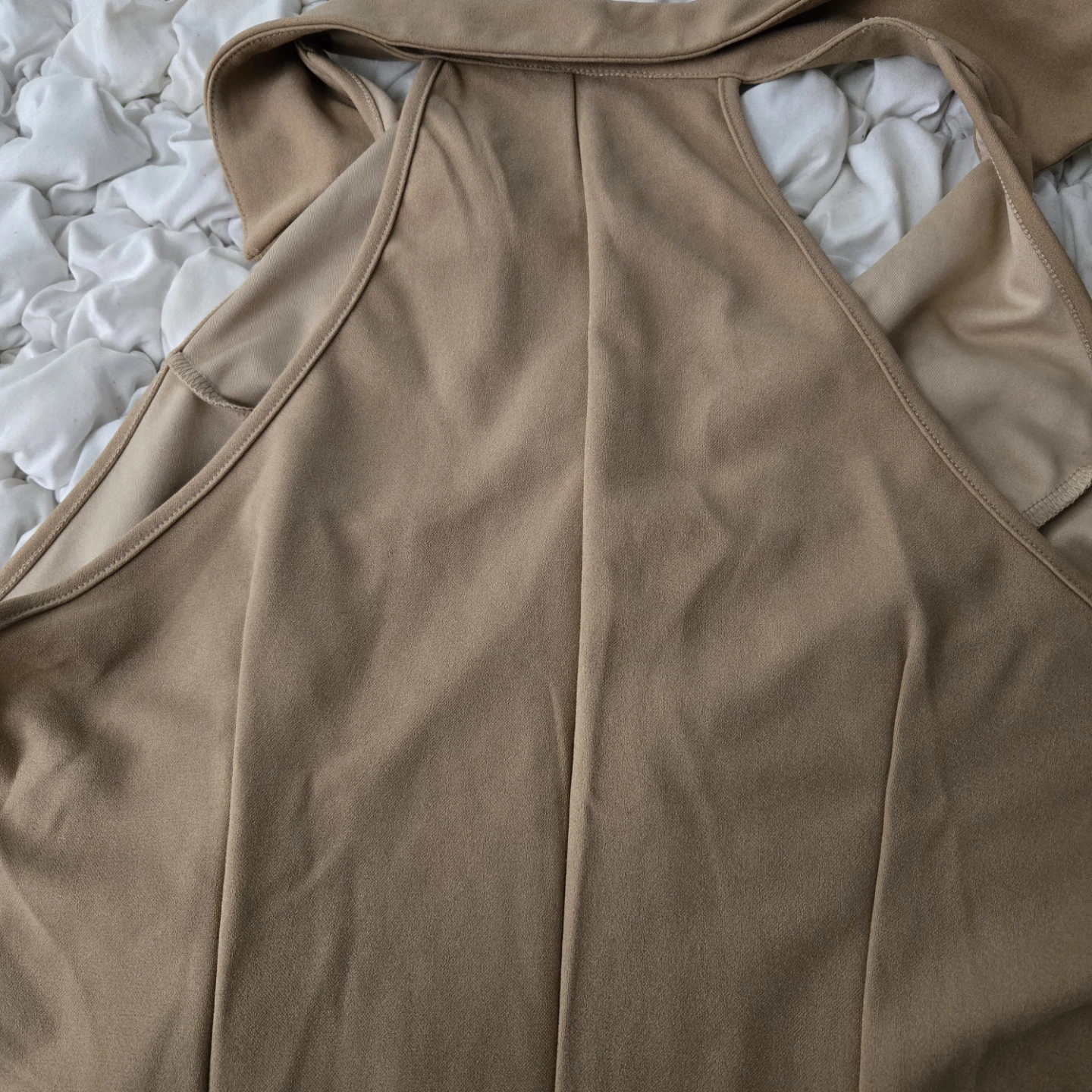 SHEIN Curve Beige Halter Neck Dress 2XL - photo 3