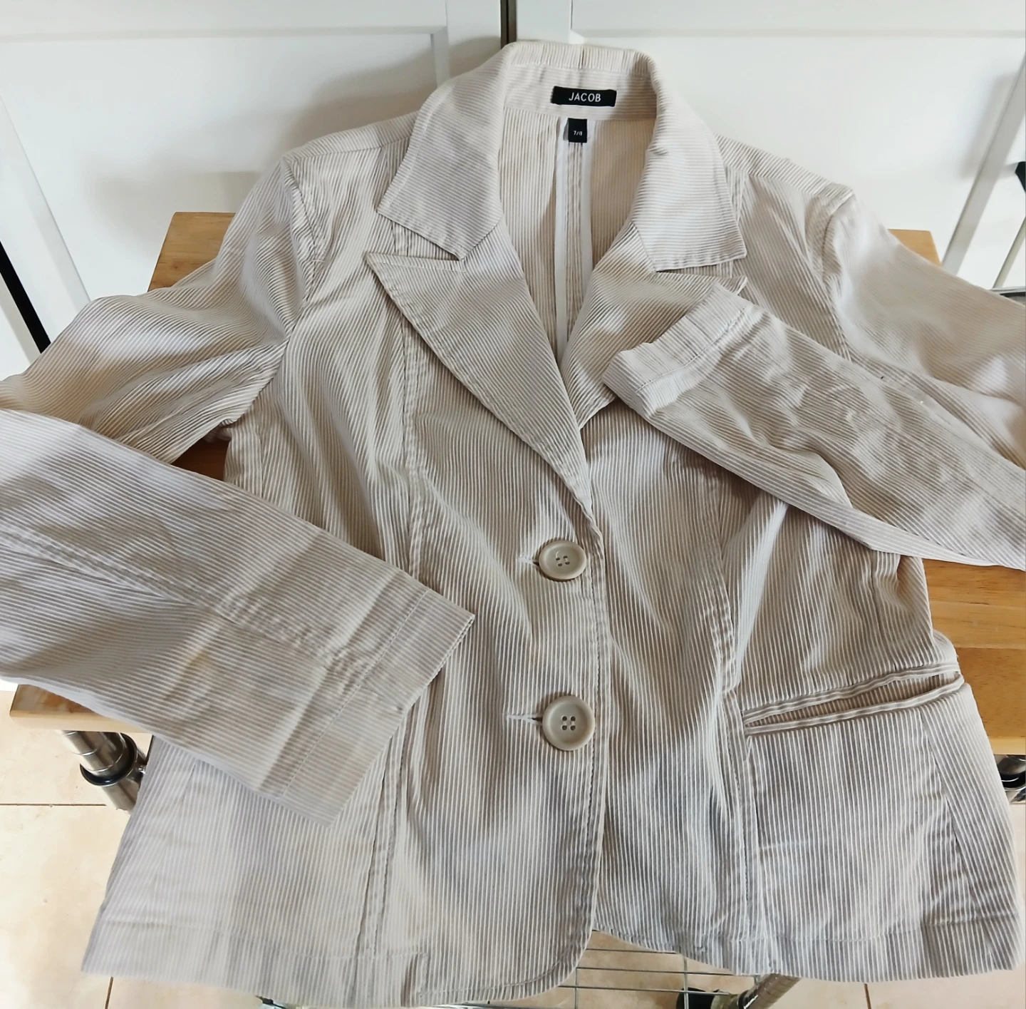 FREE Women's Jacob Beige Corduroy Blazer & Pants size 7/8, etc.