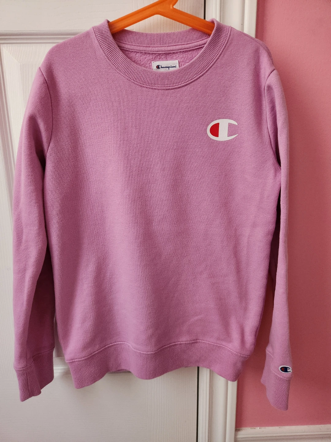 Champion Crewneck Sweatshirt - Pink