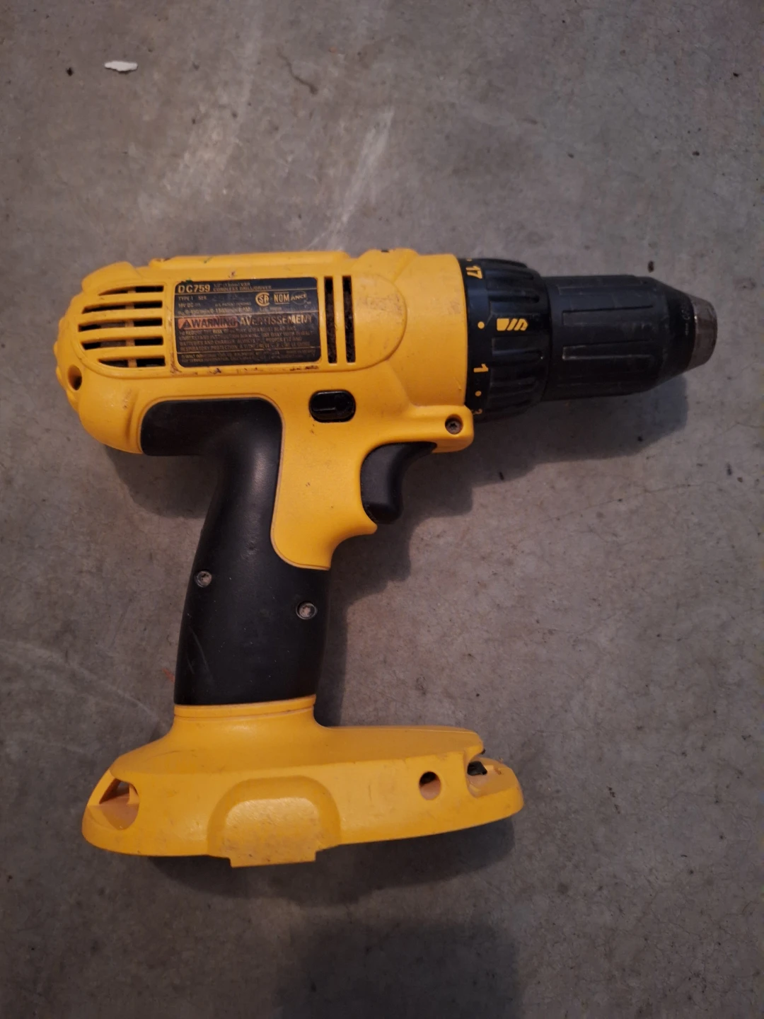 DeWalt DC759 Cordless Drill