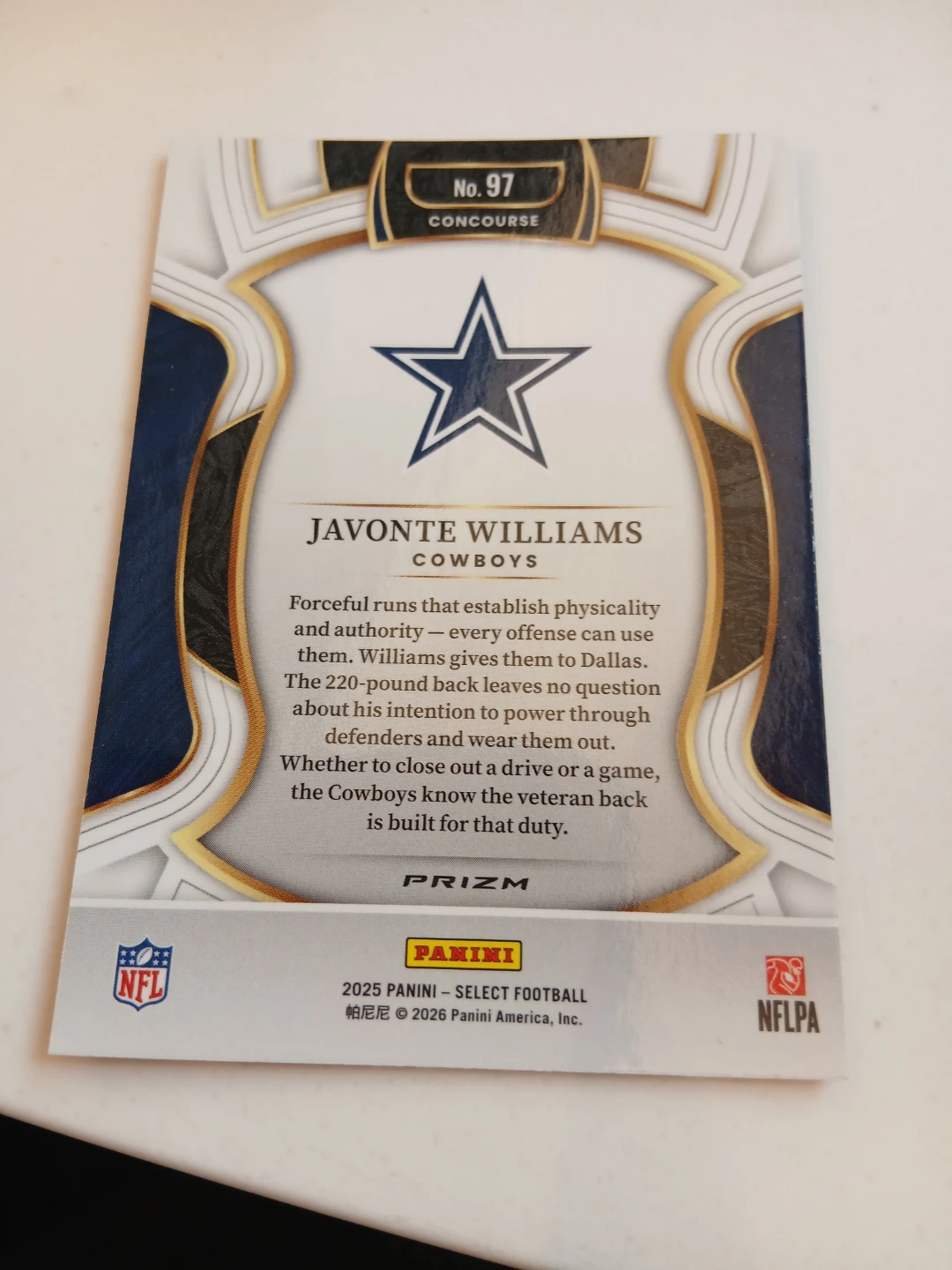 Panini Select Football Trading Cards