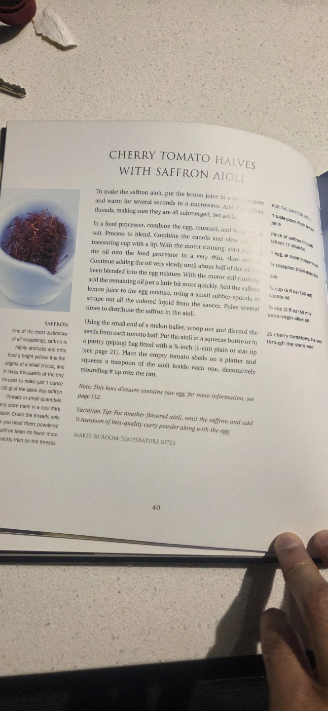 Hors d'oeuvre cookbook/recipe book - photo 2