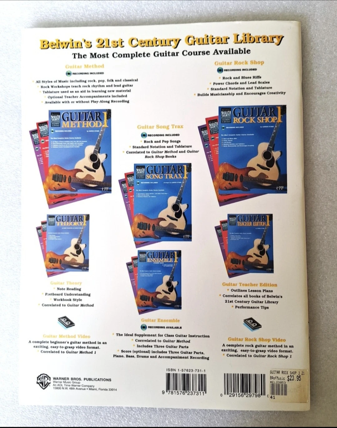 Belwin's 21st Century Guitar Rock Shop 3 Guitar Course Book - photo 3