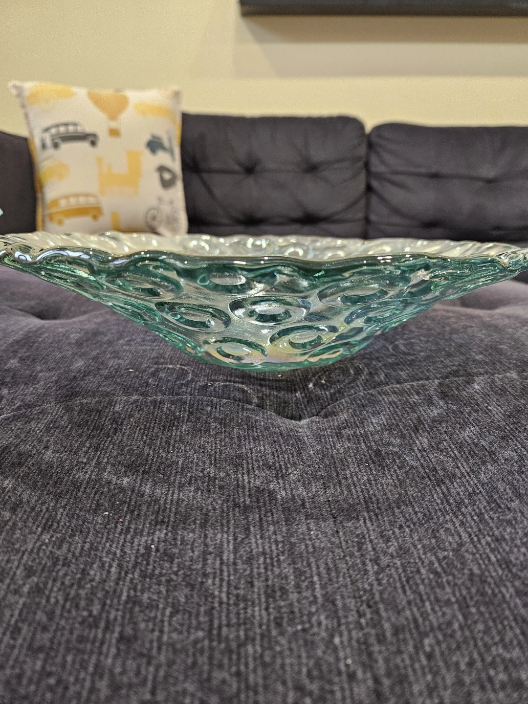 Iridescent Glass Decorative Bowl - photo 2