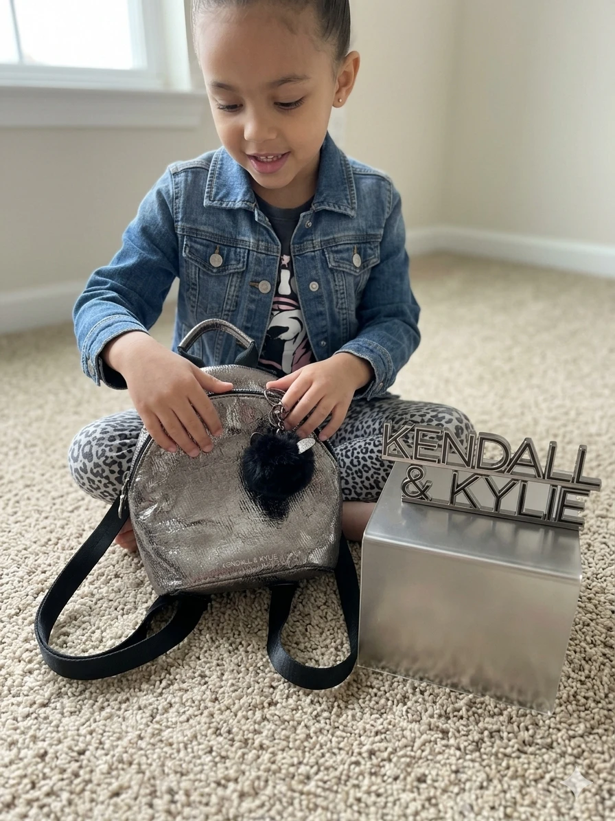 Kendall & Kylie Metallic Mini Backpack