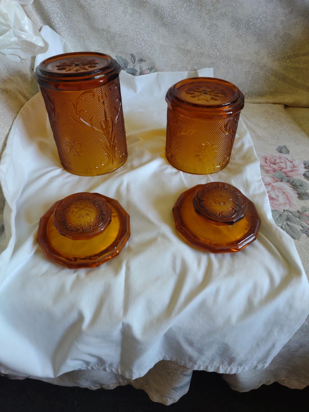 Vintage Indiana glass canisters - photo 5
