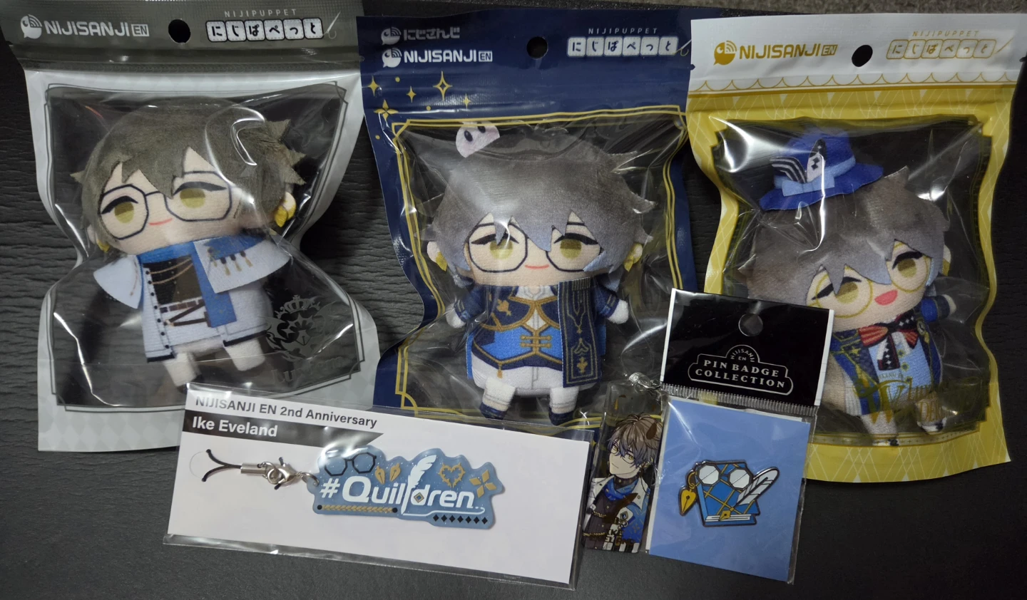NIJISANJI EN Ike Eveland Plushies & Merch Set