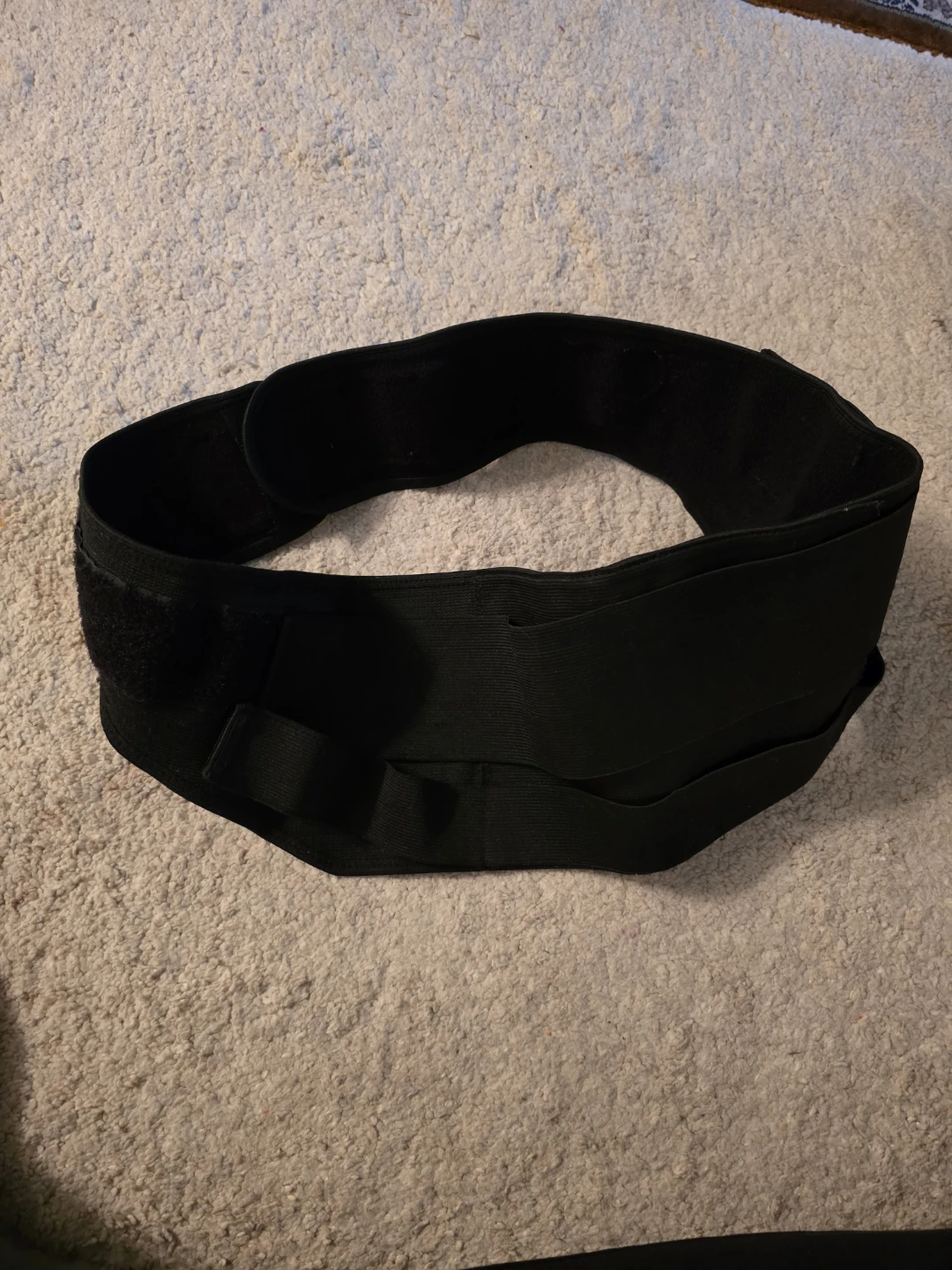 Black Elastic Back Support Brace - photo 2