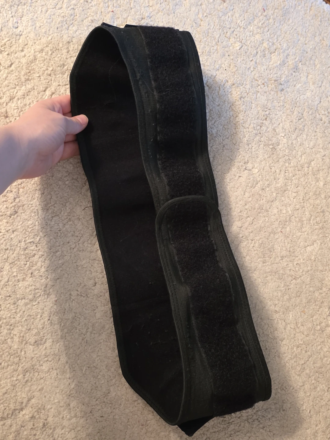 Black Elastic Back Support Brace - photo 4