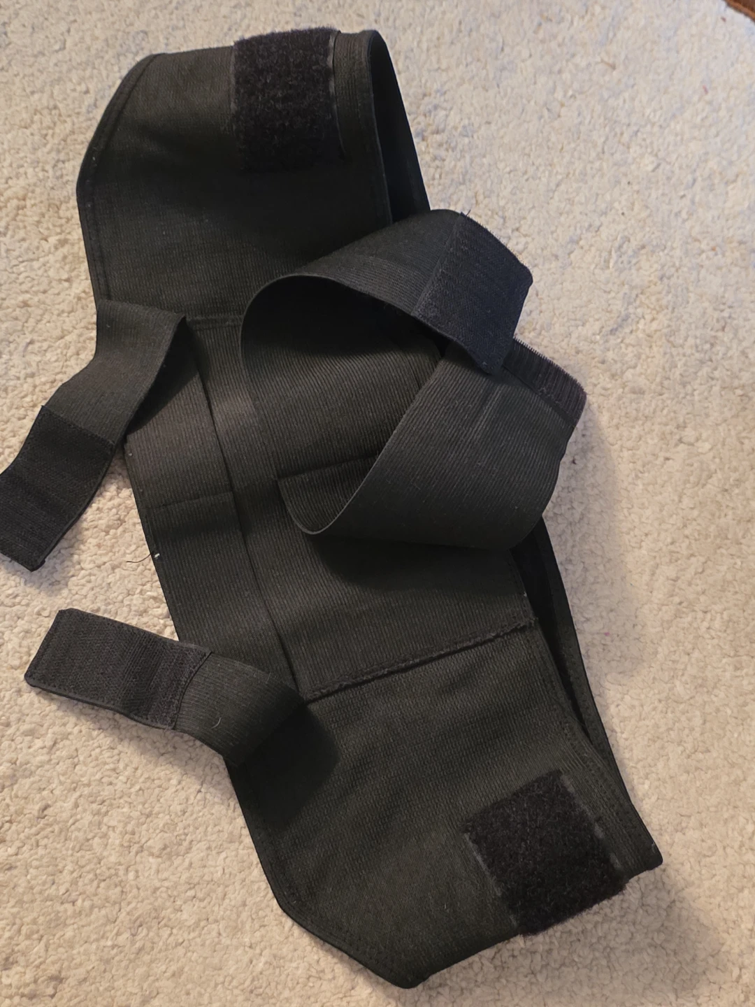 Black Elastic Back Support Brace - photo 5
