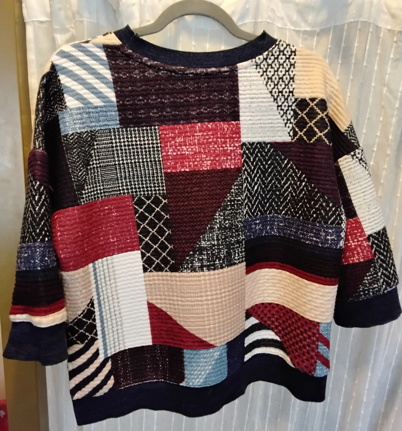 Zara/Trafaluc Patchwork Sweatshirt - photo 2