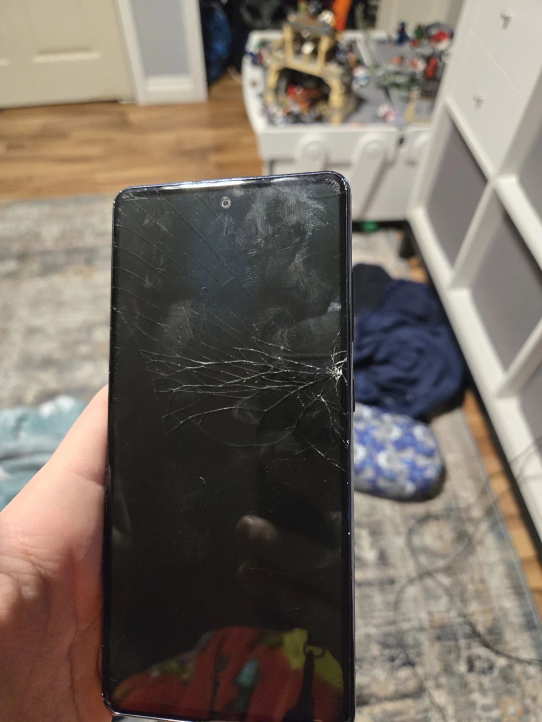 Cracked Screen Smartphone