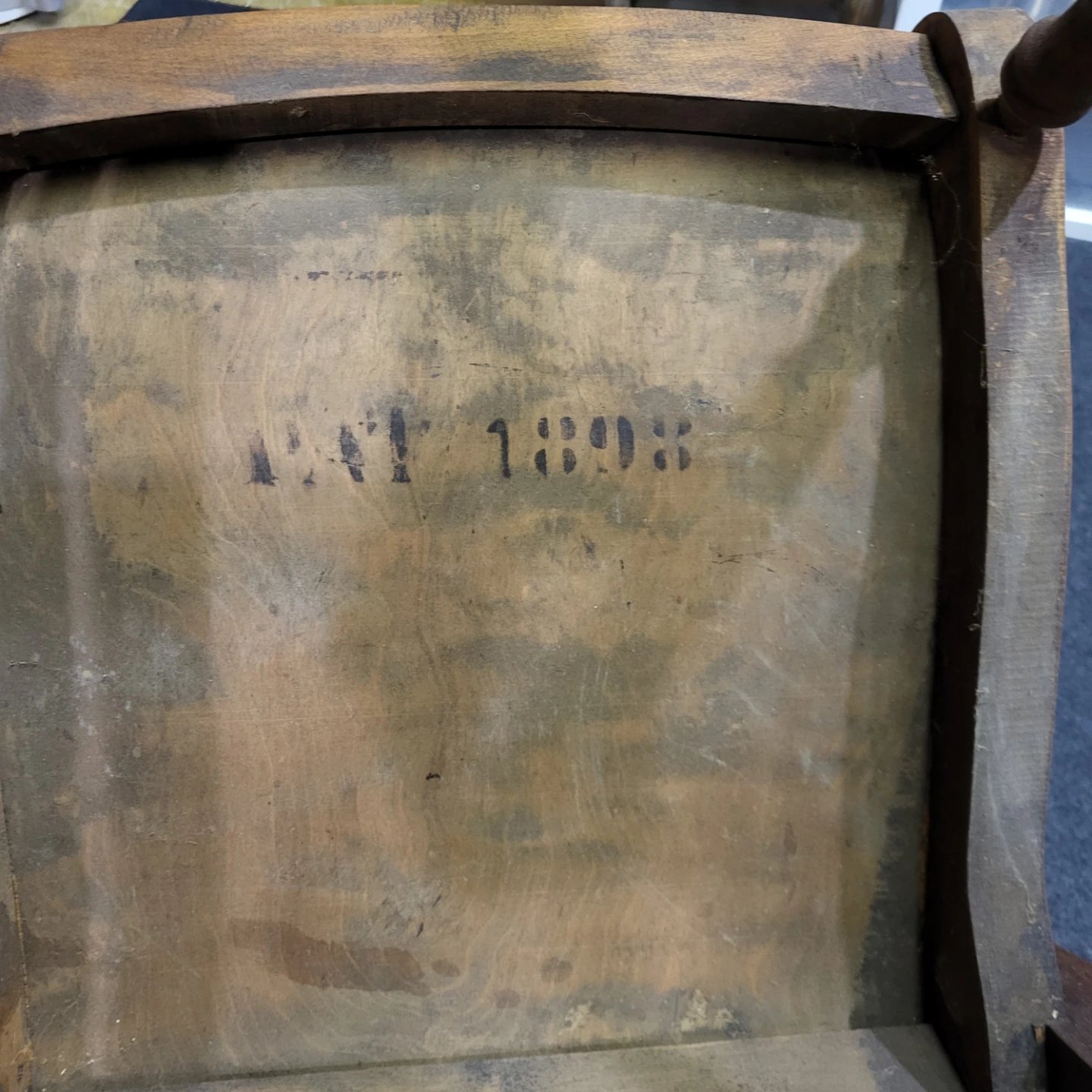 Antique Wooden Rocking Chair - photo 2