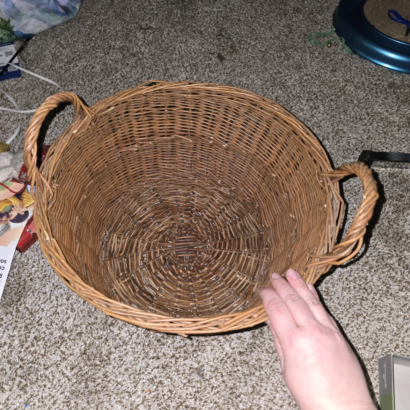 Woven Basket with Handles