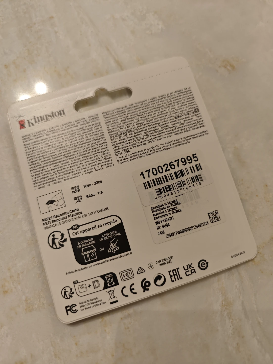 Kingston 64GB MicroSD Card with Adapter - BRAND NEW - photo 2