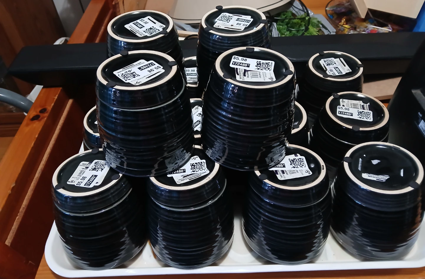 Black Ceramic Planters, 12.7 cm - photo 3