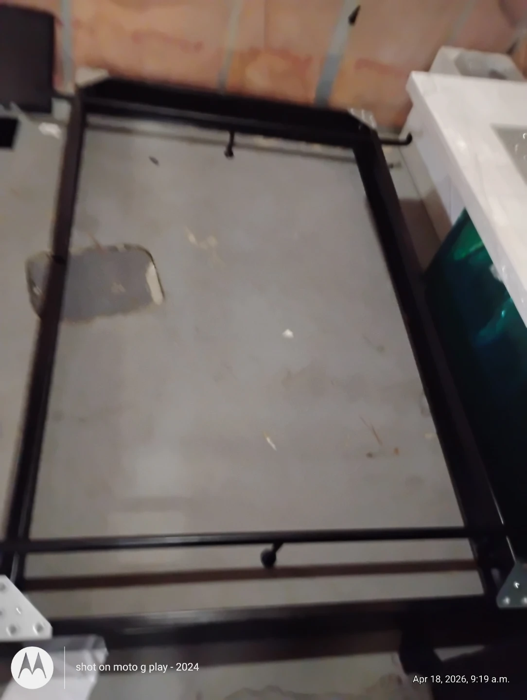 Black Metal Bed Frame - photo 2