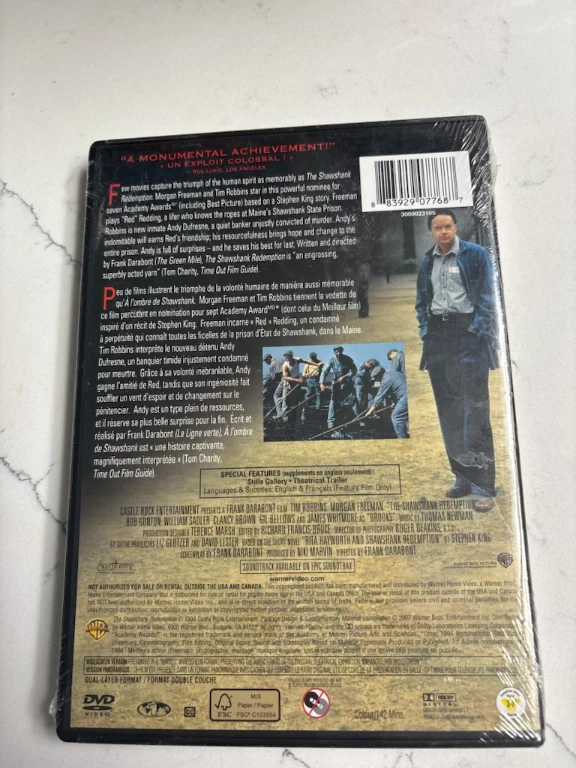 The Shawshank Redemption DVD - photo 2