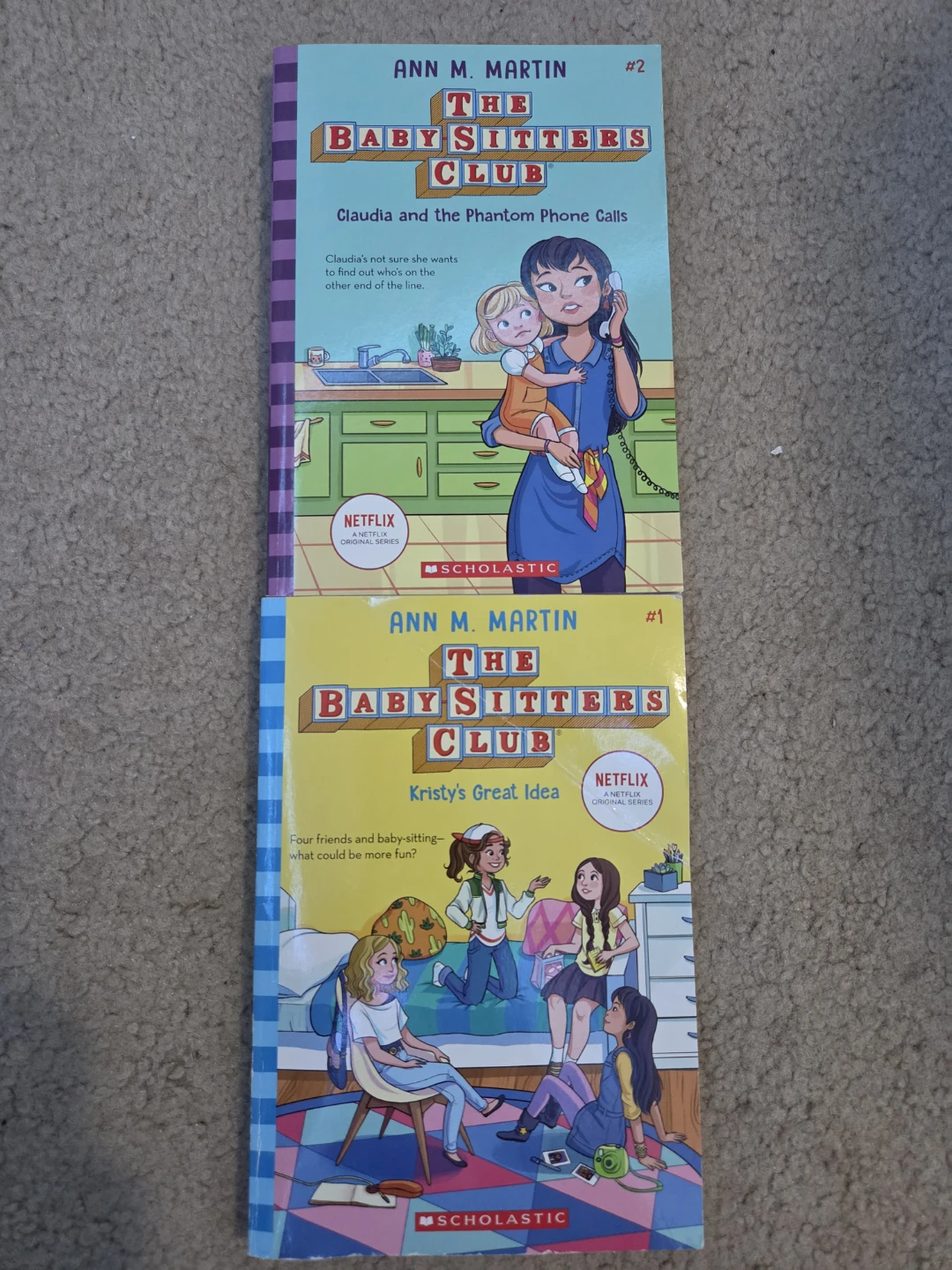 The Baby-Sitters Club Books #1 and #2 by Ann M. Martin