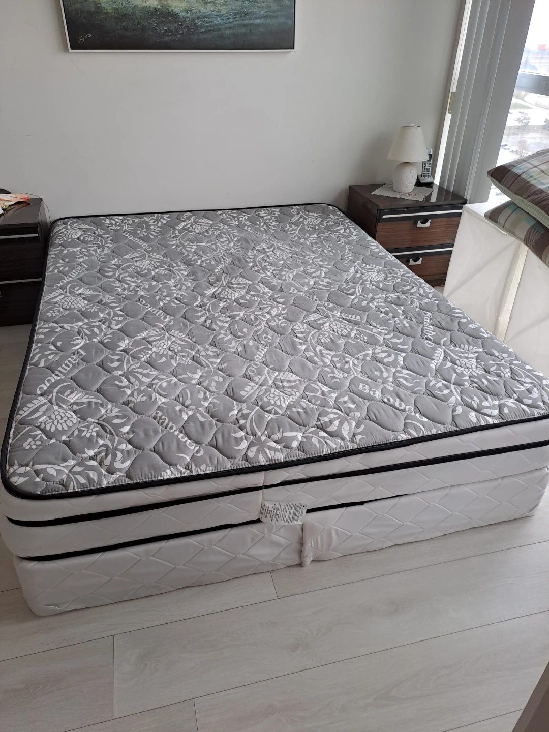 Mattress  and the box spring