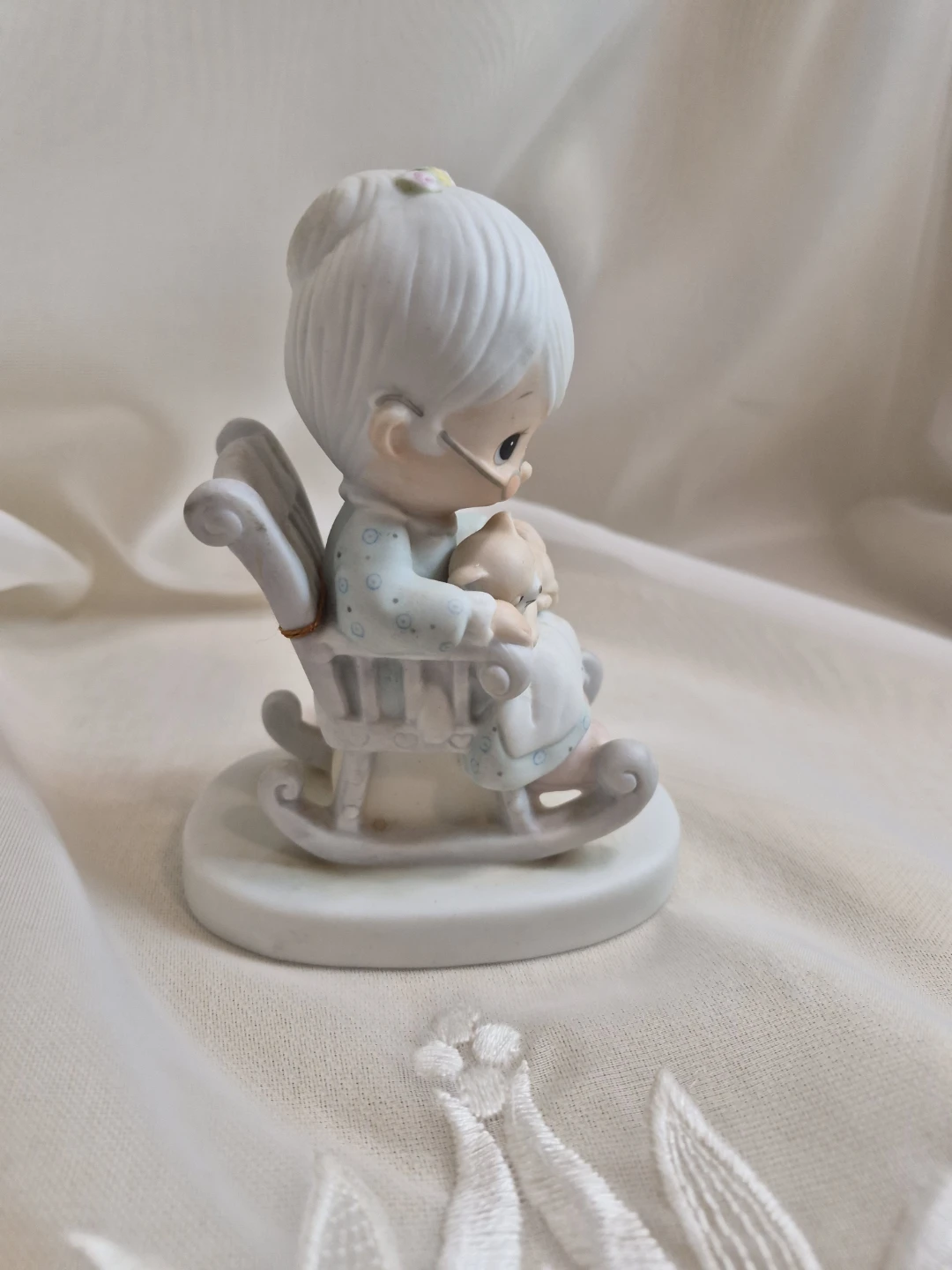Precious Moments Figurine Jonathan & David The Purr-fect Grandma - photo 2