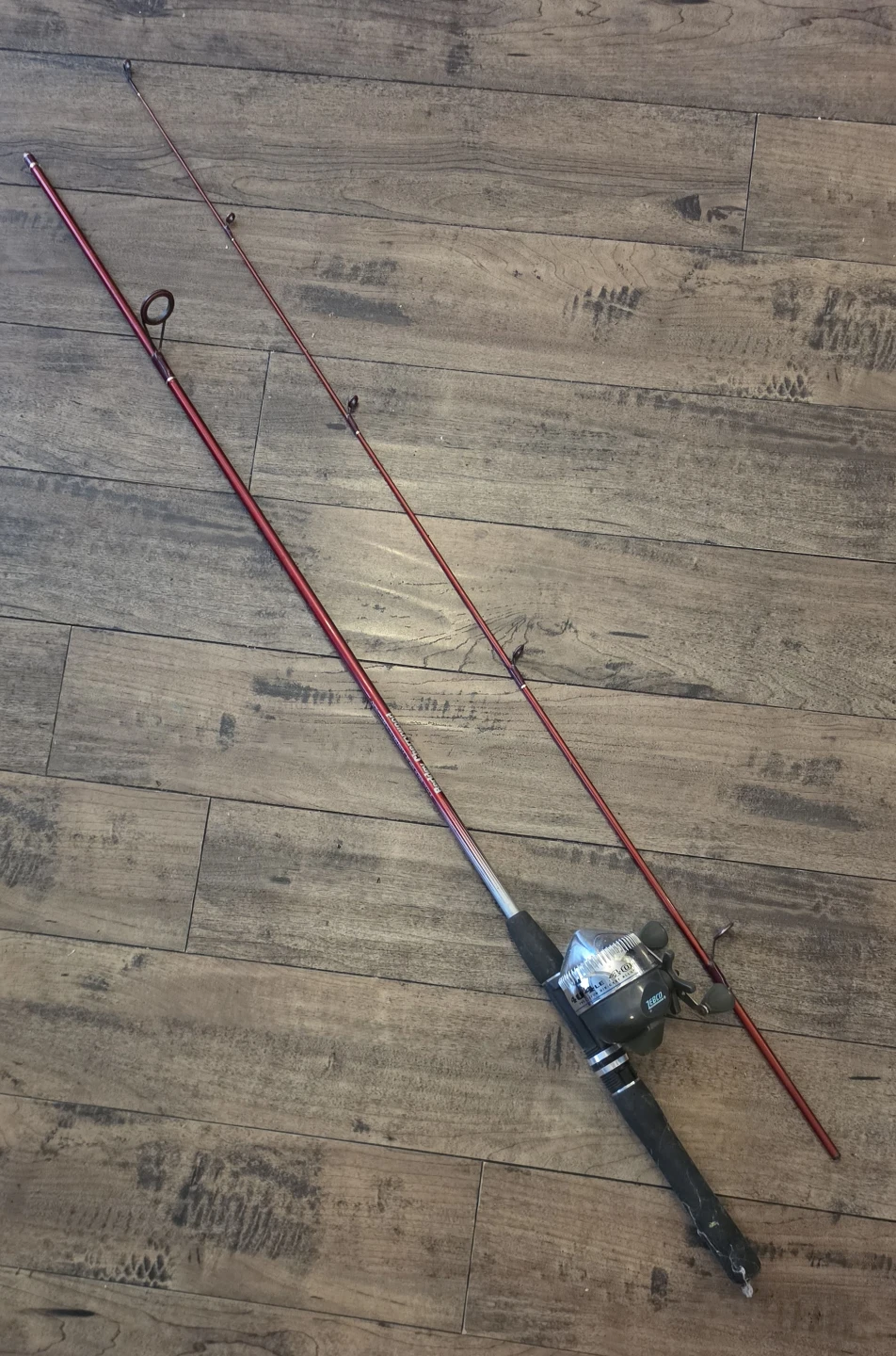 Zebco 404-LE Spincast Reel & Berkley Cherrywood Rod Combo