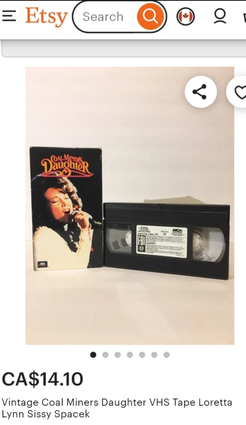 Coal Miner's Daughter VHS Tape - photo 2