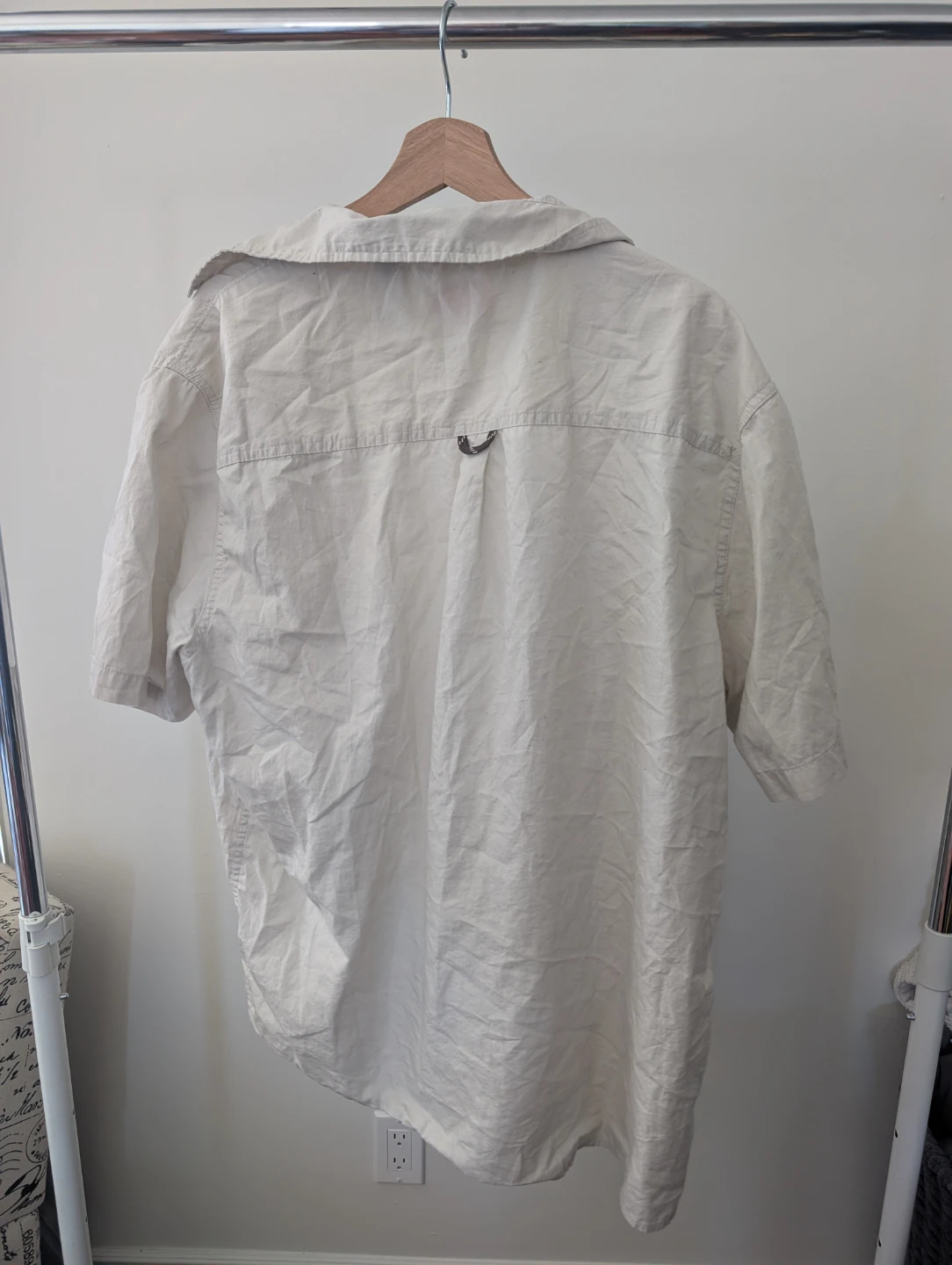 Wrangler Men's XL/TG Short Sleeve Button-Up Shirt Beige - photo 3