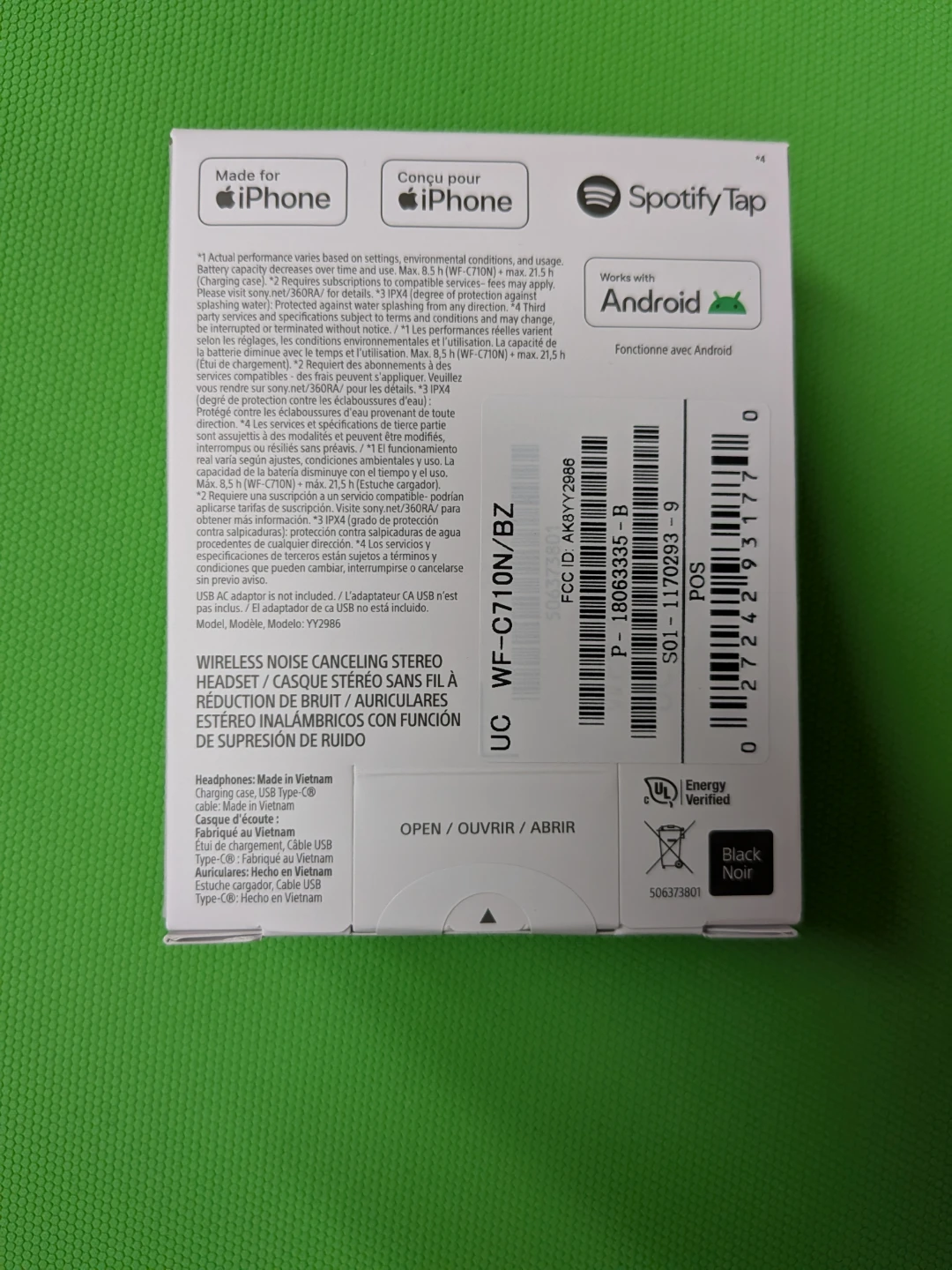 Sony Noise Cancelling Wireless Earbuds – Unopened - photo 2