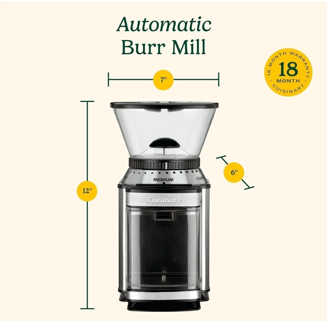 Cuisinart Coffee Grinder, Electric One-Touch Automatic - photo 3