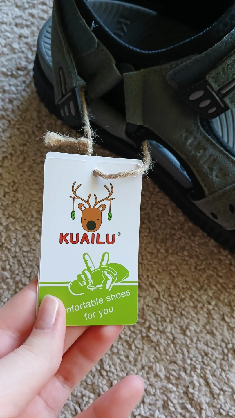 KUAILU Men's Grey Sport Sandals - photo 2
