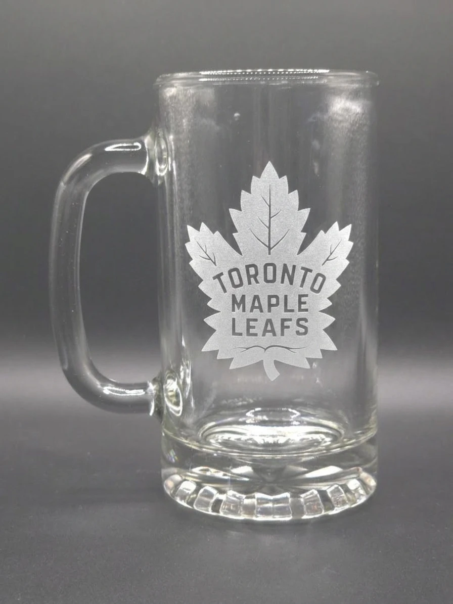 Toronto Maple Leafs Glass Beer Mug